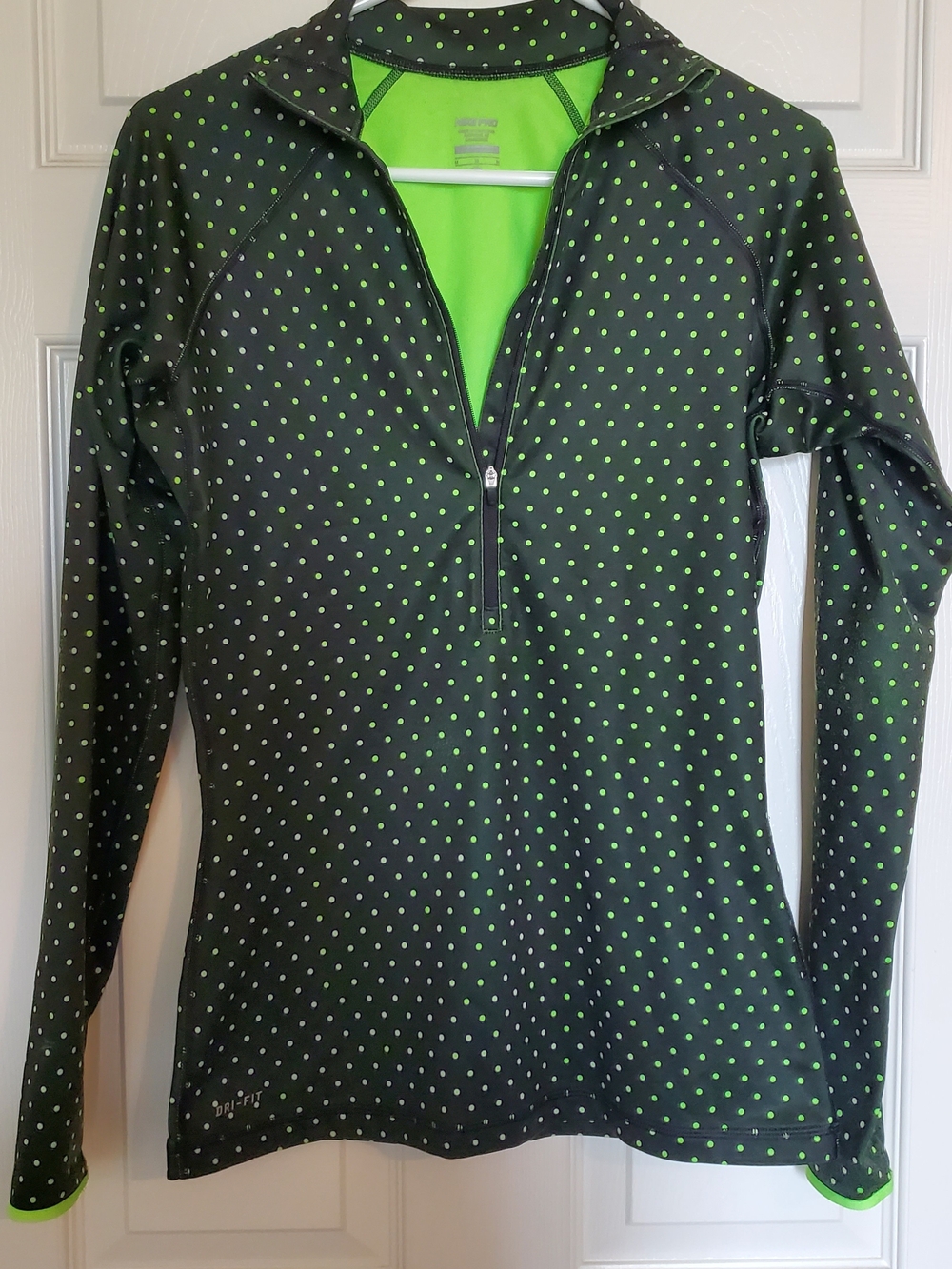 Nike Pro Dry Fit Bright Lime Green Performance Top